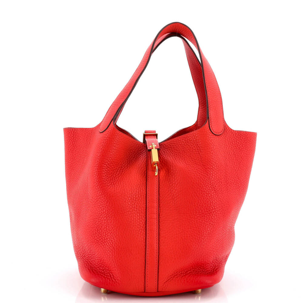Hermes MM Picotin Lock Bag Clemence
